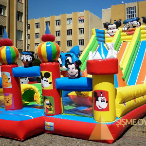 Dev Kaydıraklı Çizgi Karakterler