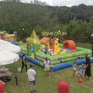 Şişme Panda Oyun Evi