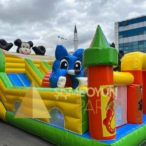 Sevimli Fare Şişme Oyun Parkı