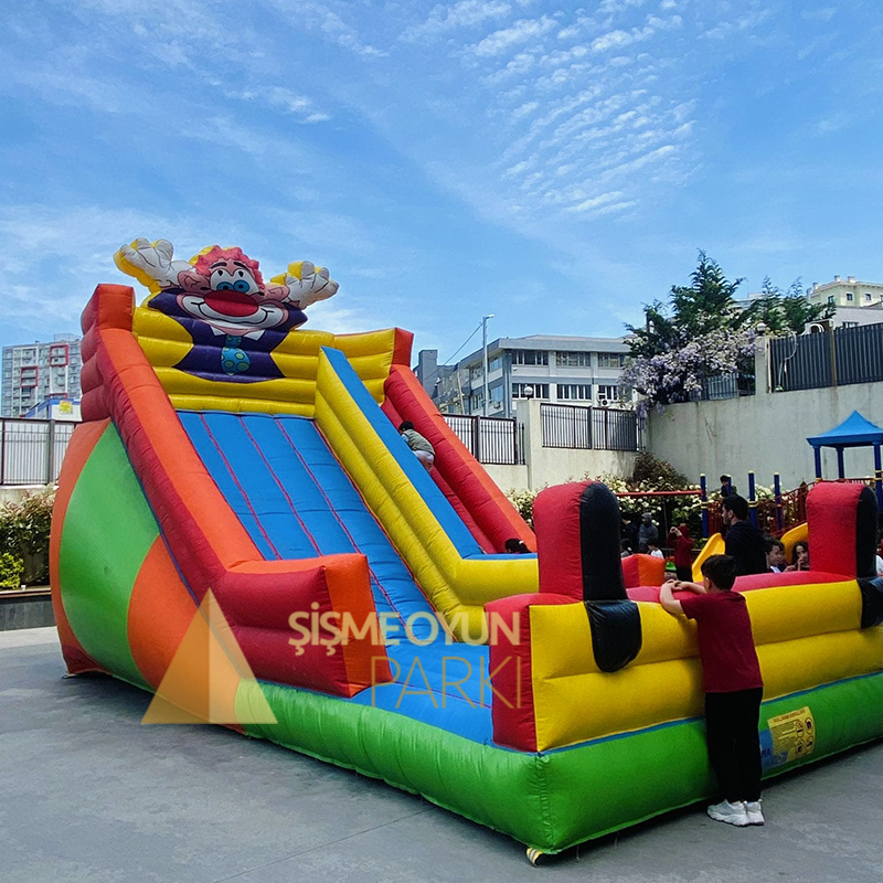 Şişme Palyaço Kaydırak