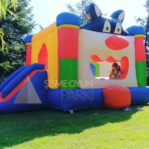 Şişme Kedi Kaydırak