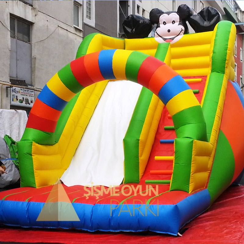 Renkli Şişme Kaydırak